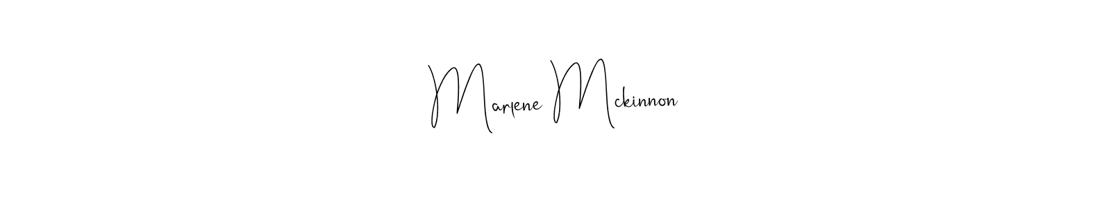 Create a beautiful signature design for name Marlene Mckinnon. With this signature (Andilay-7BmLP) fonts, you can make a handwritten signature for free. Marlene Mckinnon signature style 4 images and pictures png
