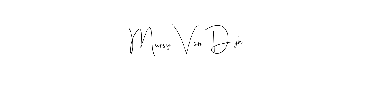 Marsy Van Dyk stylish signature style. Best Handwritten Sign (Andilay-7BmLP) for my name. Handwritten Signature Collection Ideas for my name Marsy Van Dyk. Marsy Van Dyk signature style 4 images and pictures png