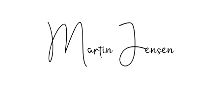 The Andilay-7BmLP font transforms the name Martin Jensen into an executive sign with sharp precision and distinguished character. Martin Jensen signature style 4 images and pictures png
