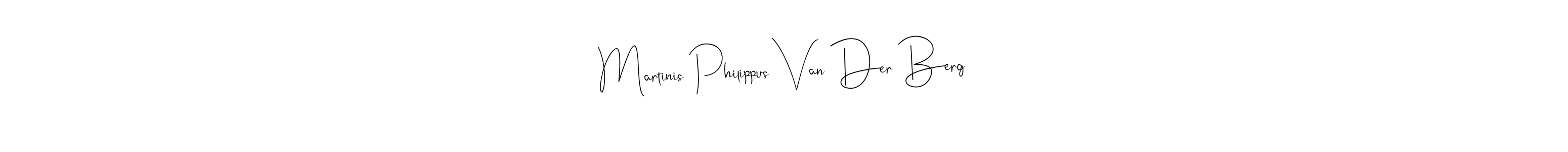 How to make Martinis Philippus Van Der Berg name signature. Use Andilay-7BmLP style for creating short signs online. This is the latest handwritten sign. Martinis Philippus Van Der Berg signature style 4 images and pictures png