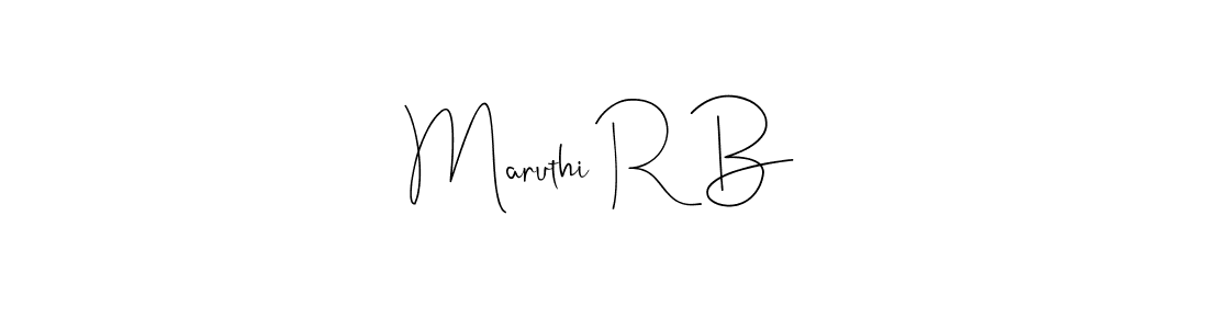 This is the best signature style for the Maruthi R B name. Also you like these signature font (Andilay-7BmLP). Mix name signature. Maruthi R B signature style 4 images and pictures png