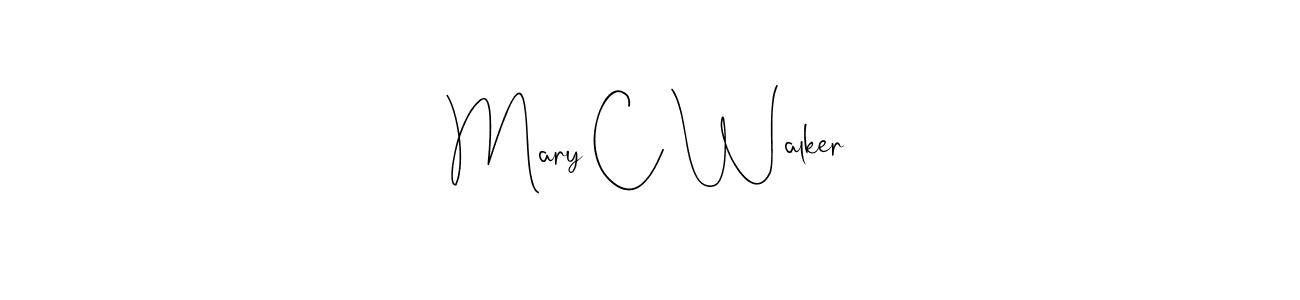 Once you've used our free online signature maker to create your best signature Andilay-7BmLP style, it's time to enjoy all of the benefits that Mary C Walker name signing documents. Mary C Walker signature style 4 images and pictures png