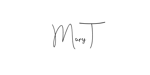 Use a signature maker to create a handwritten signature online. With this signature software, you can design (Andilay-7BmLP) your own signature for name Mary T. Mary T signature style 4 images and pictures png