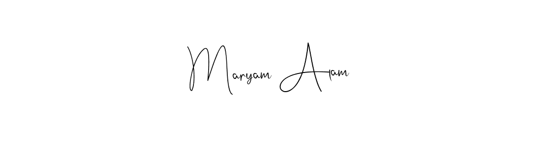 You can use this online signature creator to create a handwritten signature for the name Maryam Alam. This is the best online autograph maker. Maryam Alam signature style 4 images and pictures png