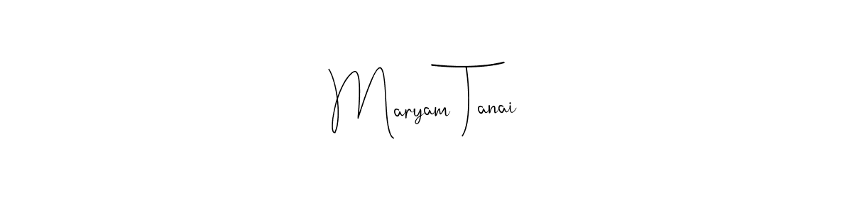 if you are searching for the best signature style for your name Maryam Tanai. so please give up your signature search. here we have designed multiple signature styles  using Andilay-7BmLP. Maryam Tanai signature style 4 images and pictures png