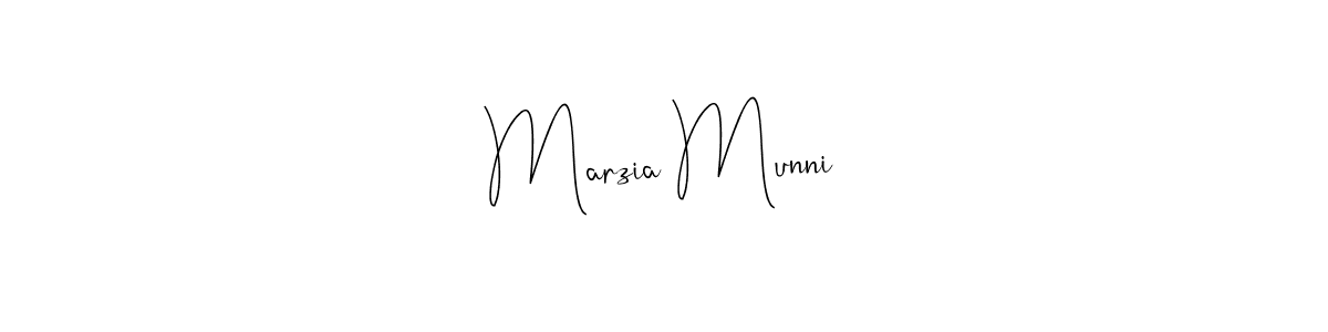 Make a beautiful signature design for name Marzia Munni. Use this online signature maker to create a handwritten signature for free. Marzia Munni signature style 4 images and pictures png