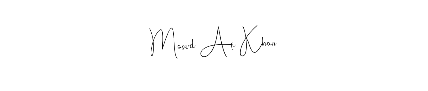 How to make Masud Ali Khan signature? Andilay-7BmLP is a professional autograph style. Create handwritten signature for Masud Ali Khan name. Masud Ali Khan signature style 4 images and pictures png