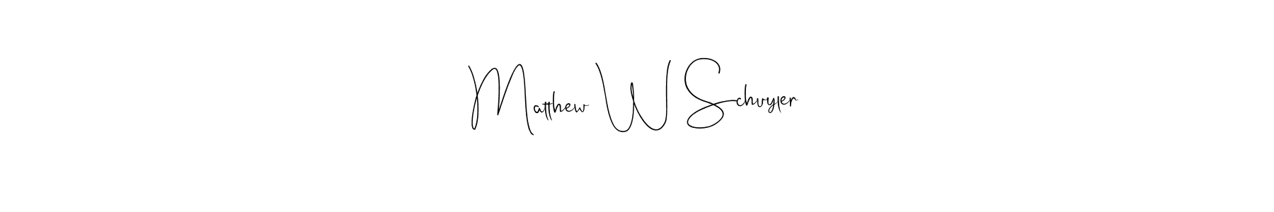 How to Draw Matthew W Schuyler signature style? Andilay-7BmLP is a latest design signature styles for name Matthew W Schuyler. Matthew W Schuyler signature style 4 images and pictures png