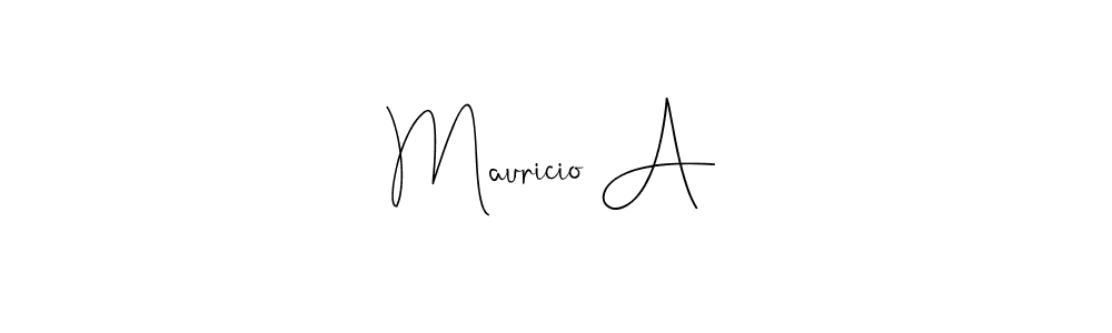 Andilay-7BmLP is a professional signature style that is perfect for those who want to add a touch of class to their signature. It is also a great choice for those who want to make their signature more unique. Get Mauricio A name to fancy signature for free. Mauricio A signature style 4 images and pictures png