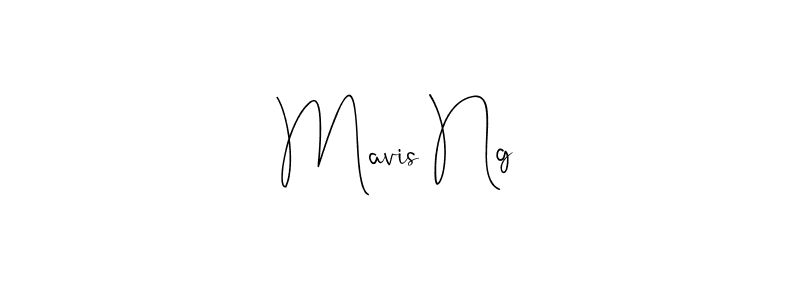 Use a signature maker to create a handwritten signature online. With this signature software, you can design (Andilay-7BmLP) your own signature for name Mavis Ng. Mavis Ng signature style 4 images and pictures png