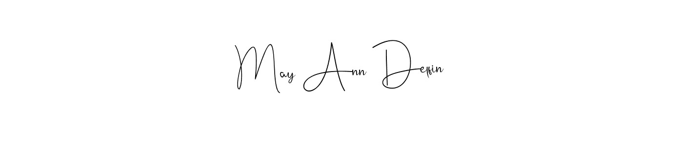 How to make May Ann Delfin signature? Andilay-7BmLP is a professional autograph style. Create handwritten signature for May Ann Delfin name. May Ann Delfin signature style 4 images and pictures png