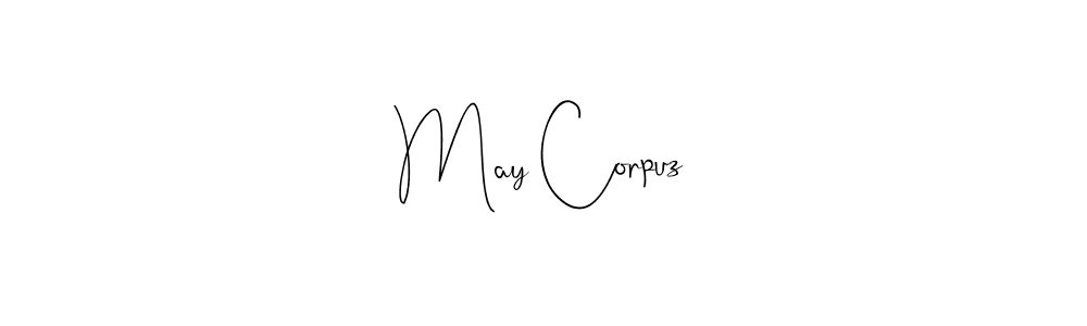 You can use this online signature creator to create a handwritten signature for the name May Corpuz. This is the best online autograph maker. May Corpuz signature style 4 images and pictures png