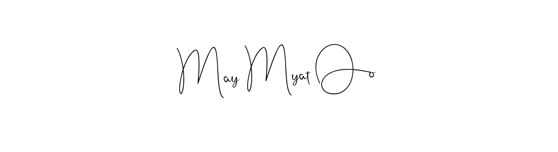 You should practise on your own different ways (Andilay-7BmLP) to write your name (May Myat Oo) in signature. don't let someone else do it for you. May Myat Oo signature style 4 images and pictures png