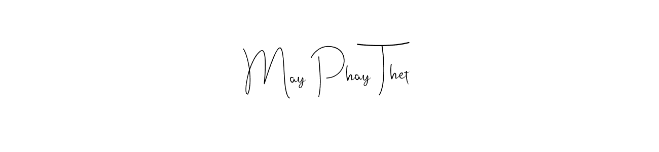 Use a signature maker to create a handwritten signature online. With this signature software, you can design (Andilay-7BmLP) your own signature for name May Phay Thet. May Phay Thet signature style 4 images and pictures png