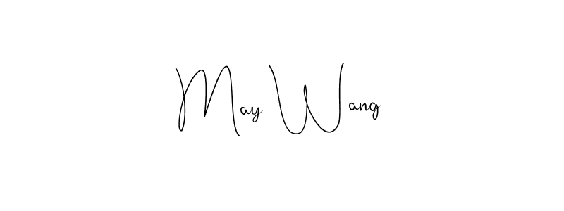 Also You can easily find your signature by using the search form. We will create May Wang name handwritten signature images for you free of cost using Andilay-7BmLP sign style. May Wang signature style 4 images and pictures png