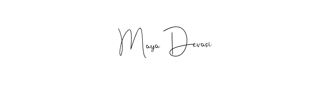 Also You can easily find your signature by using the search form. We will create Maya Devasi name handwritten signature images for you free of cost using Andilay-7BmLP sign style. Maya Devasi signature style 4 images and pictures png
