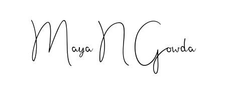 Maya N Gowda stylish signature style. Best Handwritten Sign (Andilay-7BmLP) for my name. Handwritten Signature Collection Ideas for my name Maya N Gowda. Maya N Gowda signature style 4 images and pictures png