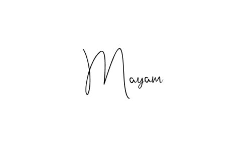 How to Draw Mayam signature style? Andilay-7BmLP is a latest design signature styles for name Mayam. Mayam signature style 4 images and pictures png