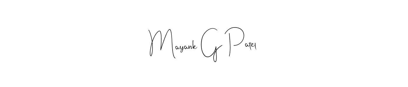 This is the best signature style for the Mayank G Patel name. Also you like these signature font (Andilay-7BmLP). Mix name signature. Mayank G Patel signature style 4 images and pictures png