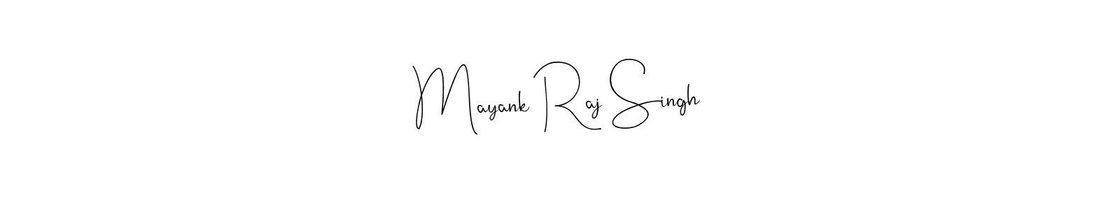 It looks lik you need a new signature style for name Mayank Raj Singh. Design unique handwritten (Andilay-7BmLP) signature with our free signature maker in just a few clicks. Mayank Raj Singh signature style 4 images and pictures png