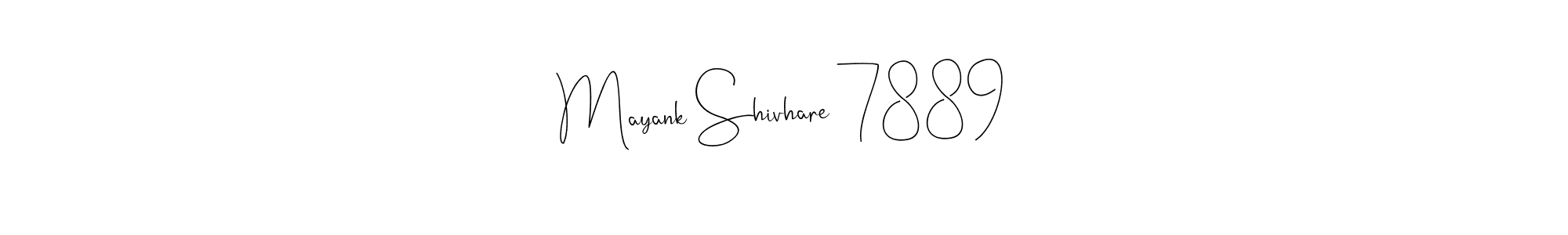 This is the best signature style for the Mayank Shivhare 7889 name. Also you like these signature font (Andilay-7BmLP). Mix name signature. Mayank Shivhare 7889 signature style 4 images and pictures png