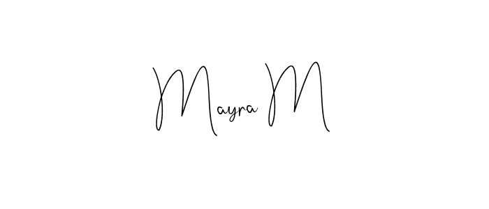 Similarly Andilay-7BmLP is the best handwritten signature design. Signature creator online .You can use it as an online autograph creator for name Mayra M. Mayra M signature style 4 images and pictures png