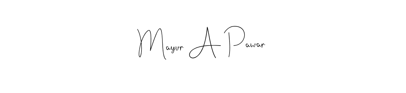 Similarly Andilay-7BmLP is the best handwritten signature design. Signature creator online .You can use it as an online autograph creator for name Mayur A Pawar. Mayur A Pawar signature style 4 images and pictures png