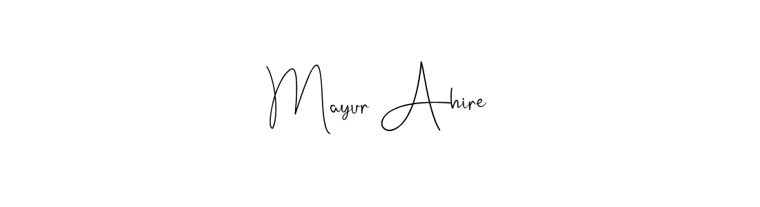 Make a beautiful signature design for name Mayur Ahire. Use this online signature maker to create a handwritten signature for free. Mayur Ahire signature style 4 images and pictures png