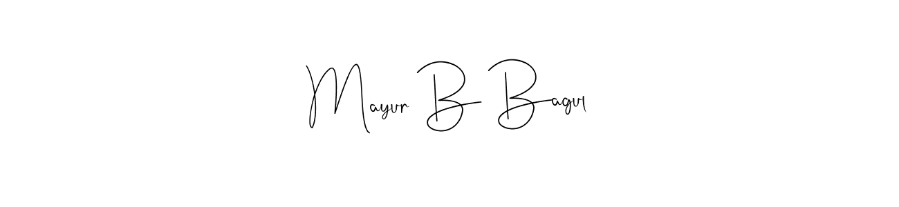 You can use this online signature creator to create a handwritten signature for the name Mayur B Bagul. This is the best online autograph maker. Mayur B Bagul signature style 4 images and pictures png