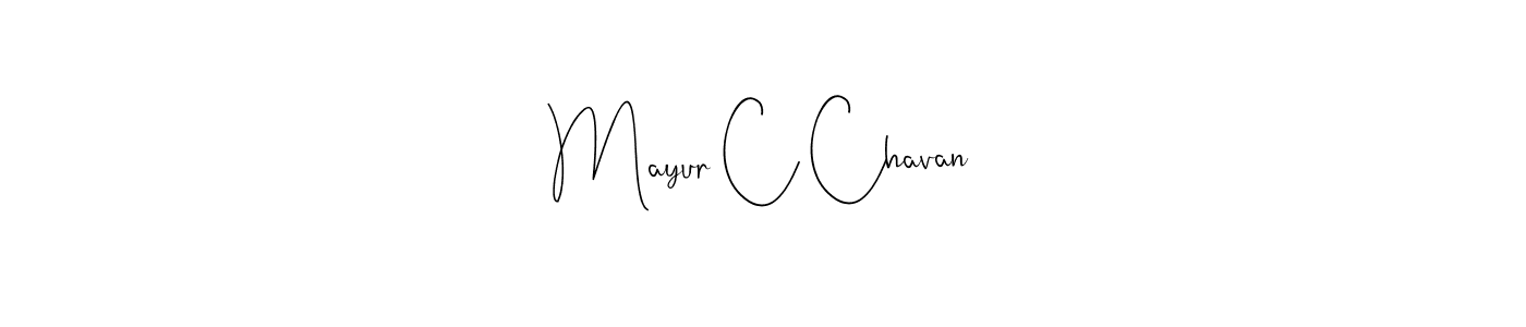 The best way (Andilay-7BmLP) to make a short signature is to pick only two or three words in your name. The name Mayur C Chavan include a total of six letters. For converting this name. Mayur C Chavan signature style 4 images and pictures png