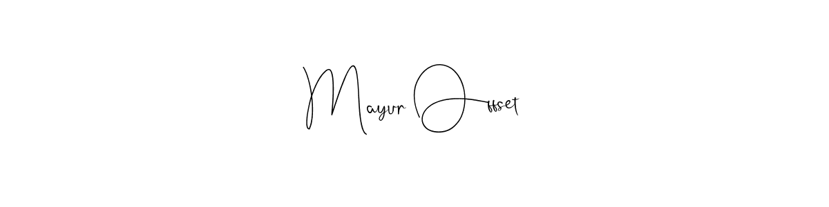 The best way (Andilay-7BmLP) to make a short signature is to pick only two or three words in your name. The name Mayur Offset include a total of six letters. For converting this name. Mayur Offset signature style 4 images and pictures png