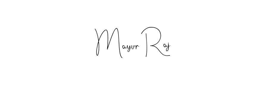 You should practise on your own different ways (Andilay-7BmLP) to write your name (Mayur Raj) in signature. don't let someone else do it for you. Mayur Raj signature style 4 images and pictures png