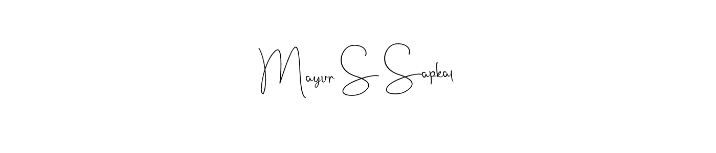 Best and Professional Signature Style for Mayur S Sapkal. Andilay-7BmLP Best Signature Style Collection. Mayur S Sapkal signature style 4 images and pictures png