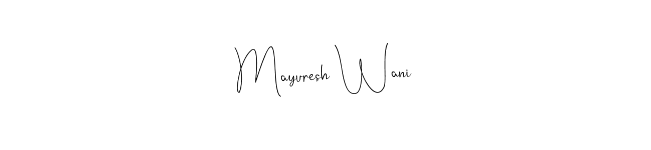 The best way (Andilay-7BmLP) to make a short signature is to pick only two or three words in your name. The name Mayuresh Wani include a total of six letters. For converting this name. Mayuresh Wani signature style 4 images and pictures png