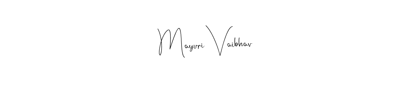 You can use this online signature creator to create a handwritten signature for the name Mayuri Vaibhav. This is the best online autograph maker. Mayuri Vaibhav signature style 4 images and pictures png