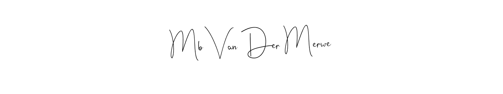 Best and Professional Signature Style for Mb Van Der Merwe. Andilay-7BmLP Best Signature Style Collection. Mb Van Der Merwe signature style 4 images and pictures png