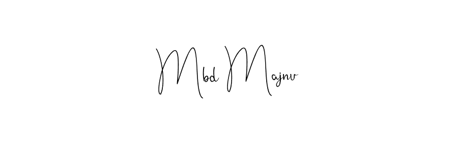 How to make Mbd Majnu name signature. Use Andilay-7BmLP style for creating short signs online. This is the latest handwritten sign. Mbd Majnu signature style 4 images and pictures png