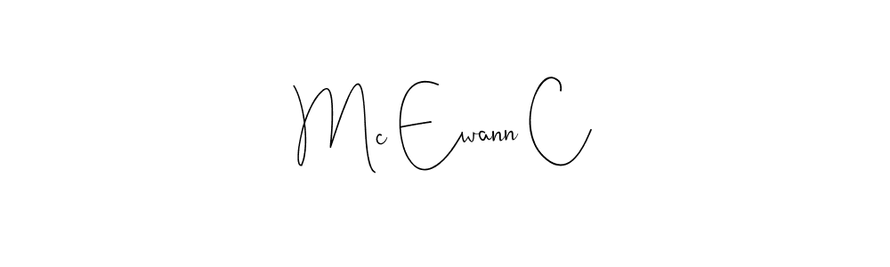 Make a short Mc Ewann C signature style. Manage your documents anywhere anytime using Andilay-7BmLP. Create and add eSignatures, submit forms, share and send files easily. Mc Ewann C signature style 4 images and pictures png