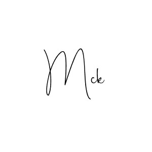 It looks lik you need a new signature style for name Mck. Design unique handwritten (Andilay-7BmLP) signature with our free signature maker in just a few clicks. Mck signature style 4 images and pictures png