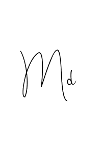 How to Draw Md signature style? Andilay-7BmLP is a latest design signature styles for name Md. Md signature style 4 images and pictures png