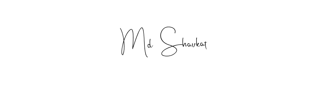 How to make Md  Shaukat signature? Andilay-7BmLP is a professional autograph style. Create handwritten signature for Md  Shaukat name. Md  Shaukat signature style 4 images and pictures png