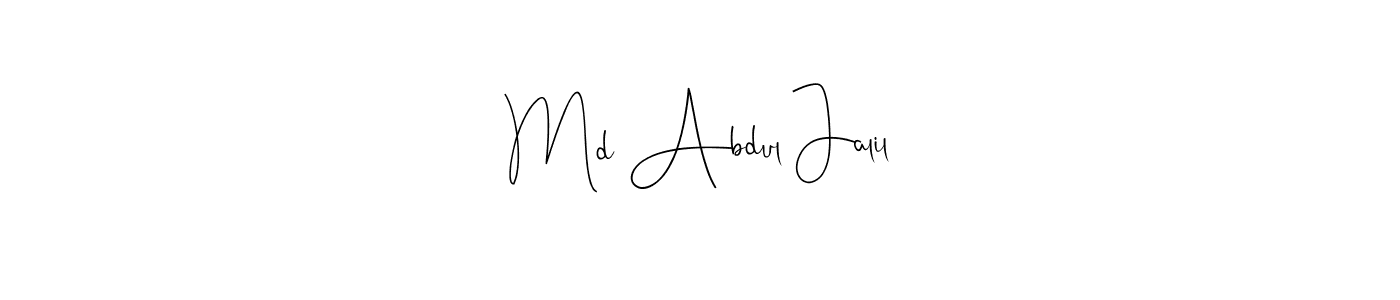 How to make Md Abdul Jalil signature? Andilay-7BmLP is a professional autograph style. Create handwritten signature for Md Abdul Jalil name. Md Abdul Jalil signature style 4 images and pictures png