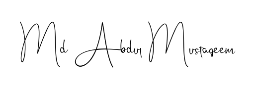 Create a personalized artistic stamp with Md Abdul Mustaqeem in Andilay-7BmLP font. Perfect for visual artists, designers, and influencers. Md Abdul Mustaqeem signature style 4 images and pictures png
