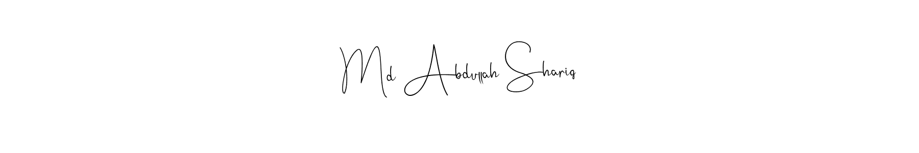 Md Abdullah Shariq stylish signature style. Best Handwritten Sign (Andilay-7BmLP) for my name. Handwritten Signature Collection Ideas for my name Md Abdullah Shariq. Md Abdullah Shariq signature style 4 images and pictures png