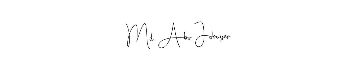 Md Abu Jobayer stylish signature style. Best Handwritten Sign (Andilay-7BmLP) for my name. Handwritten Signature Collection Ideas for my name Md Abu Jobayer. Md Abu Jobayer signature style 4 images and pictures png