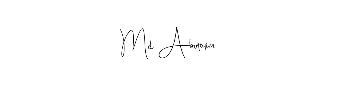Here are the top 10 professional signature styles for the name Md Abutalim. These are the best autograph styles you can use for your name. Md Abutalim signature style 4 images and pictures png