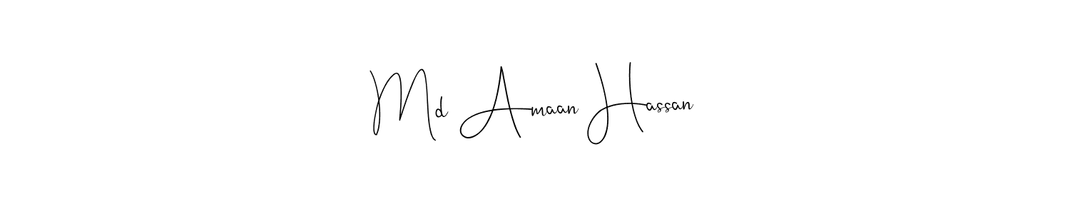 Make a beautiful signature design for name Md Amaan Hassan. Use this online signature maker to create a handwritten signature for free. Md Amaan Hassan signature style 4 images and pictures png