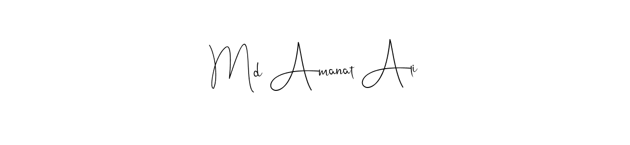 Make a beautiful signature design for name Md Amanat Ali. Use this online signature maker to create a handwritten signature for free. Md Amanat Ali signature style 4 images and pictures png