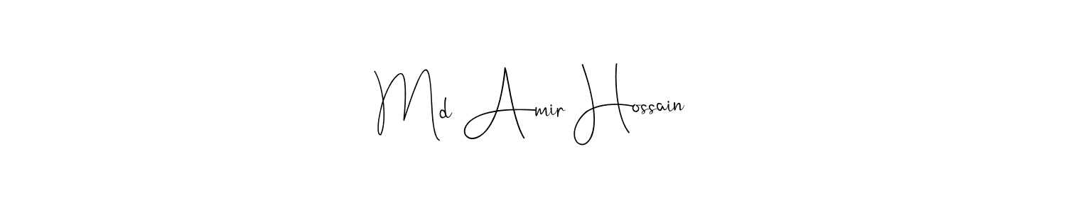 Similarly Andilay-7BmLP is the best handwritten signature design. Signature creator online .You can use it as an online autograph creator for name Md Amir Hossain. Md Amir Hossain signature style 4 images and pictures png