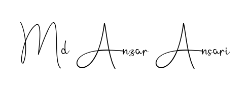 You can use this online signature creator to create a handwritten signature for the name Md Anzar Ansari. This is the best online autograph maker. Md Anzar Ansari signature style 4 images and pictures png